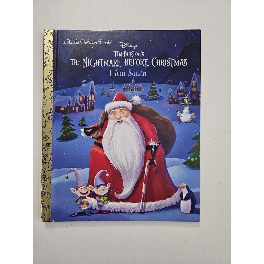 Little Golden Book  Tim Burton's The Nightmare Before Christmas I Am Santa